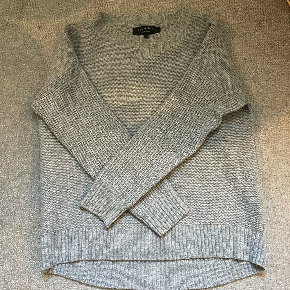 Rag & Bone Wool Knit Gray Sweater